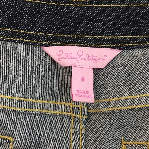 Lilly Pulitzer Dark Wash Denim - Picture 6 of 8